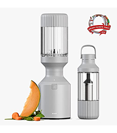 Beast Blender + Hydration System | Blend Smoothies and Shakes, Infuse Water, Kitchen Countertop Design, 1000W (Pebble Grey)