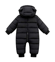 newborn baby boy snowsuit toddle girl snow pant clothes 0-3-6 months winter coat