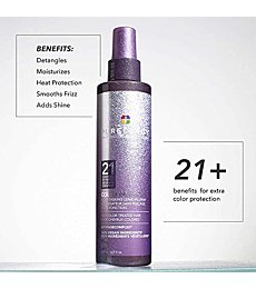 Pureology Color Fanatic Leave-in Conditioner Hair Treatment Detangler Spray | Protects Hair Color From Fading | Heat Protectant | Vegan
