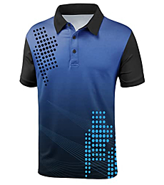 ZITY Golf Polo Shirts for Men Short Sleeve Athletic Tennis T-Shirt 039-Navy M