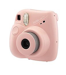 Fujifilm Instax Mini 7+ Camera with - Light Pink (Renewed)