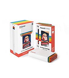 Polaroid Hi-Print Printer and Paper Bundle - Bluetooth Pocket Photo Printer + Paper Double Pack Bundle (40 Sheets)