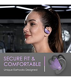 【2022 Upgrade】 PALOVUE aptX Wireless Earbuds Earphones, Bluetooth 5.2 Headphones and CVC8.0 Noise Cancelling in-Ear Buds with 4 Mic for Sports, Qualcomm CSR Chip and Stereo Deep Bass, Fast Pair