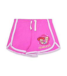 Disney Girl's 2 Pack Fearless Toy Story Lounge Shorts Set, Pink, Size 3T