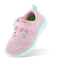 MONT RING Toddler Little Kids Shoes Girls & Boys Sneakers Athletic Running Walking Shoes Tennis Slip-Ons Pink Little Kid 11