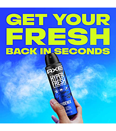 AXE Phoenix Deodorant Spray 48 Hour Odor Protection Crushed Mint and Rosemary Deodorant without Aluminum and without Residue 4 oz 4 Count