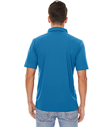 MAGCOMSEN Golf Shirts for Men Polo Shirts Fishing Shirts Hiking T Shirts Casual Shirts Work Shirts Quick Dry Summer Shirts Golf Polo Shirts for Men Workout Shirts Blue Green