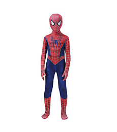 Superhero Costume Boys Bodysuit 3D Halloween Cosplay Costumes for Kids (S, LMSM)