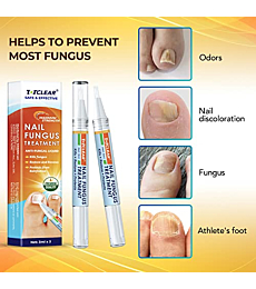 TOTCLEAR Nail Repair Treatment for Toenail and Fingernail,Toenail Nail Treatment,Nail Repair Pen Renew Damaged Discolored Foot & Toenails, 2 PCS