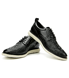 JITAI Mens Oxfords Shoes Dress Shoes for Men Lace Up Casual Shoes