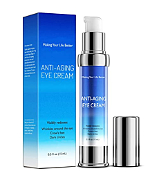 Anti-Aging Rapid Reduction Eye Cream, Instantly Reduces Wrinkles, Under-Eye Bags, Dark Circles and Lifts Skin - 15mL