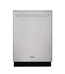 Thor 24" Built-In Dishwasher Stainless Steel,HDW2401SS, 14 Place Setting, 45-decibel Quiet Operation, 6-Wash Cycle