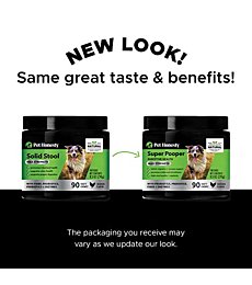 PetHonesty Super Pooper Solid Stool Max Strength Chews - Perfect Poop Every Day, Diarrhea & Bowel Support - Fiber, Probiotics, Prebiotics & Digestive Enzymes - Digestion & Health for Dogs (90 Count)