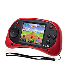Kids Handheld Game Portable Video Game Player with 200 Games 16 Bit 2.5 Inch Screen Mini Retro Electronic Game Machine ,Best Gift for Child (Red)