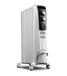 DeLonghi TRD40615T Full Room Radiant Heater Heater-Mechanical-TRD40615T, 10"w x 15"d x 26"h, White