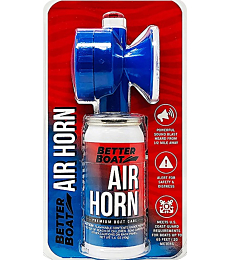 Air Horn for Boating Safety Canned Boat Accessories | Marine Grade Airhorn Can and Blow Horn or Compressed Horn Refills