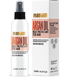 Protect heat-styled hair with this Moroccan argan oil & keratin leave-in spray