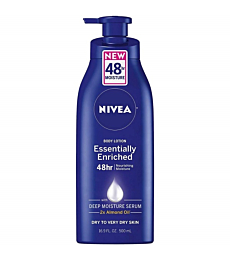 Nivea Lotion Essentially Enriched 16.9 Ounce Pump (Very Dry Skin) (500ml) (6 Pack)