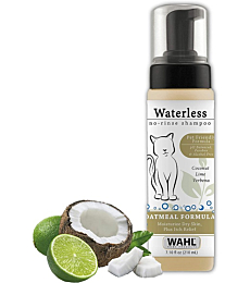 WAHL Cat Waterless Shampoo for Soothing Damaged Skin, Refreshing, Cleaning, and Removing Odors Between Baths - 7.1 Oz
