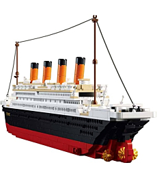 SuSenGo Building Bricks for Titanic 1021 Pieces Block Model Kit