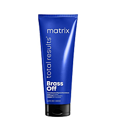 MATRIX Total Results Brass Off Color Depositing Custom Neutralization Hair Mask | Repairs & Protects Fragile Hair | For Color Treated Hair | 6.8 Fl. Oz