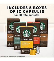 Starbucks by Nespresso Mild Variety Pack Coffee