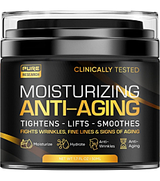 Men's Face Cream Moisturizer - Anti-Aging Cream For Men, Collagen, Retinol & Hyaluronic Acid - Day & Night - Facial Skin Care- Anti Wrinkle 1.7 oz