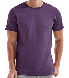 KLIEGOU Men's T-Shirts - Premium Cotton Crew Neck Tees 2168 Purpl XL