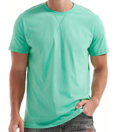 KLIEGOU Men's T-Shirts - Premium Cotton Crew Neck Tees 2168 Fruit Green XL