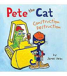 Pete the Cat: Construction Destruction: Includes Over 30 Stickers!
