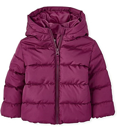 A warm and cozy puffer jacket for toddlers, perfect for outdoor activities in all weather conditions