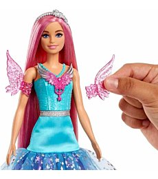Barbie Malibu A Touch of Magic Doll in Pink Hair & Winged Dress
