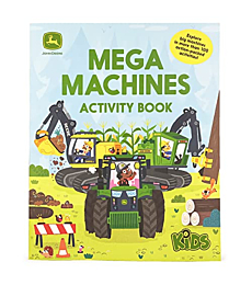 John Deere Kids: Mega Machines Tractor and Truck Puzzles, Mazes & Coloring Activity Book for Boys 4-8, More than 100 Activities