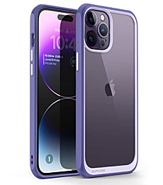 SUPCASE Unicorn Beetle Style Series Case for iPhone 14 Pro Max 6.7 Inch (2022), Premium Hybrid Protective Slim Clear Case (Mauve)