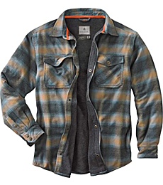 Stay Warm and Stylish with the Archer Thermal Lined Flannel Shirt Jacket By  Legendary Whitetails Available in a Variety of Colors and Sizes