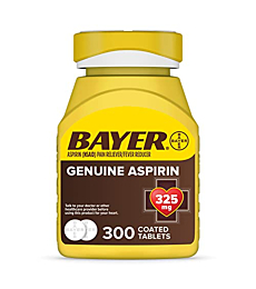 Bayer Genuine Aspirin, 325mg Coated Tablets, 300ct