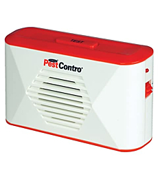 PestContro Portable Ultrasonic Rodent Repeller, Battery-Operated Pest Control, Cordless, Dual Frequency, Mice, Rats, Chipmunks, Squirrels, Kitchen, Office, Garage, Basement, Shed, Storage, Attic
