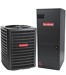 Goodman 3 Ton 14.3 SEER2 Value Series Air Conditioner Condenser - Free Thermostat Included