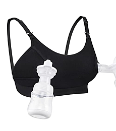 Hands Free Pumping Bra, Momcozy Adjustable Breast-Pumps Holding and Nursing Bra, Suitable for Breastfeeding-Pumps by Lansinoh, Philips Avent, Spectra, Evenflo and More