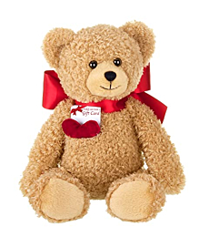 Bearington Harry Heartstrings The Valentine's Day Bear, 16 Inch Teddy Bear Stuffed Animal
