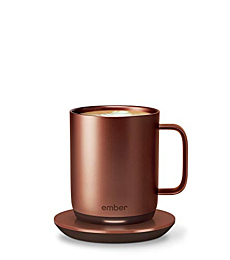 Ember Temperature Control Smart Mug 2, 10 oz, Copper, 1.5-hr Battery Life - App Controlled Heated Coffee Mug - New & Improved Design