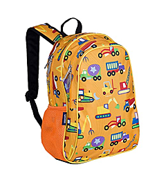 Wildkin 15-Inch Kids Backpack for Boys & Girls, Perfect for Early Elementary, Backpack for Kids Features Padded Back & Adjustable Strap, Ideal for School & Travel Backpacks (Under Construction)