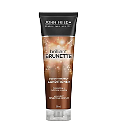 John Frieda Collection Brilliant Brunette Shine Release Moisturizing Conditioner with Enriching Technology for All Shades 8.45 Oz. (1 Bottle)