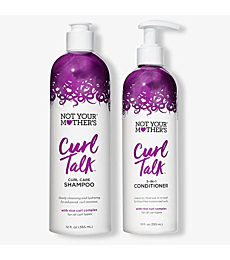 Not Your Mother's Curl Talk Shampoo and Conditioner - 12 fl oz (2 Pack) - Shampoo and Conditioner for Curly Hair