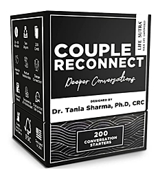 Life Sutra - Couple Reconnect Game - Couples Game for Married Couples - 200 Couples Conversation Cards - Speak Your Love Language - Card Game for Couples - Designed by an American Psychologist