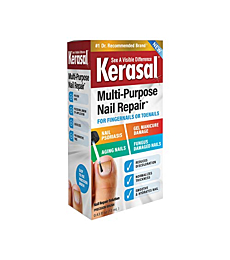 Kerasal Multi-Purpose Nail Repair, Nail Solution for Discolored and Damaged Nails, 0.43 fl oz
