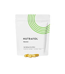 Nutrafol Women Hair Growth Supplement. Clinically Proven for Visibly Thicker, Stronger Hair (1 Month Supply [Refill Pouches])