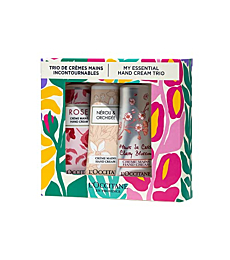 L'Occitane Floral Hand Cream 3-Piece Gift Set | Floral-Scented Hand Creams | With Organic Shea Butter |3 Oz