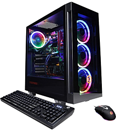 CYBERPOWERPC Gamer Xtreme VR Gaming PC, Intel Core i5-11400F 2.6GHz, 8GB DDR4, GeForce RTX 2060 6GB, 500GB NVMe SSD, WiFi Ready & Win11 Home (GXiVR8060A11) | Microsoft 365 Family 15-Month Subscription