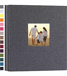 Linen Hardcover Photo Album 4x6 600 Photos Large Capacity for Family Wedding Anniversary Baby Vacation